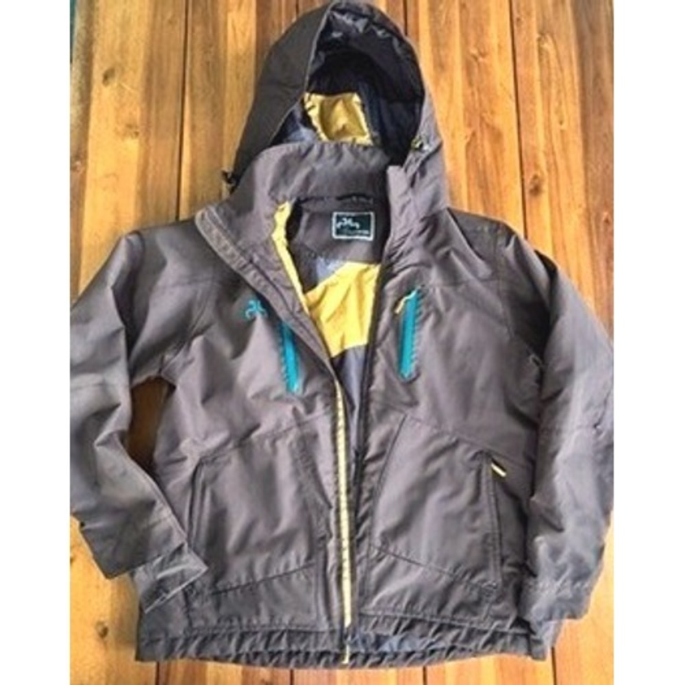 Powderhorn Ski Jacket XL Waterproof Hooded Snowboard Shell Gorpcore